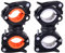 WSGFPO Soporte De La Lámpara LED De Bicicleta Antideslizante Soporte para Luz De Bicicleta Giratorio 360° Soporte Linterna para Bici Clip De Montaje De Linterna De Bicicleta para Bicicleta(2 Piezas)