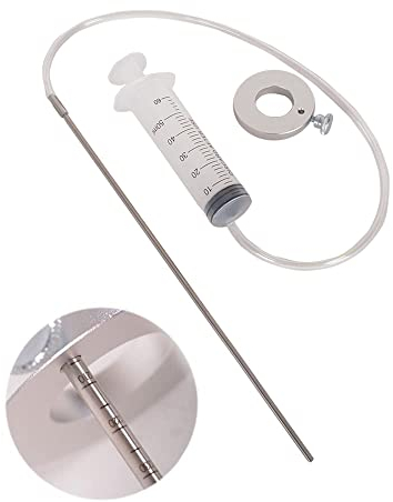 Porotmotor Motorcycle Fork Oil Level Tool, Fork Oil Level Gauge Fork Oil Tool Kit Fork Oil Tool Gauge Suspension Level Tuning Syringe Shock Adjuster With Adjustable Ring