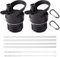 Lot de 2 couvercles à paille de taille standard pour Hydro Flask à goulot standard et simple Modern Ascent, accessoires pour bouteille d'eau avec bouchon de paille de rechange