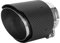 Auspuffrohr Bon Fibre 80 Mm Einlass 101 Mm Auslass Endstück Kehle Gerade Seite Matte Spitze Fit Carbon Gerade Seite für CX5 CX4 Mazda(Silber)