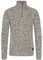 SOLID SDPankraz Herren Strickpullover Troyer Grobstrick Pullover mit Zopfstrickmuster Reißverschluss 100% Baumwolle Regular fit, Größe:2XL, Farbe:IVY GREEN (793797)