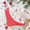 Servietten Weihnachten, 80Stück Servietten Weihnachtlich, Xmas Servietten mit Schneeflocken Rentier Motiv, Einweg Papierservietten für Weihnachten Esstisch Dekoration, Winter Feiertag Tischdeko