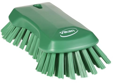 Vikan Brush, Polypropylene Polyester Stainless Steel, Green, XL