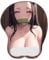 PUrar Nezuko Mauspad in 3D Anime Optik mit Handgelenkauflage - Sexy Ausrüstung Gaming Mousepad