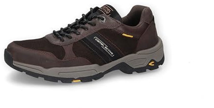 camel active Herren Sneaker aus echtem Rindsleder Dunkelbraun, menswear-40
