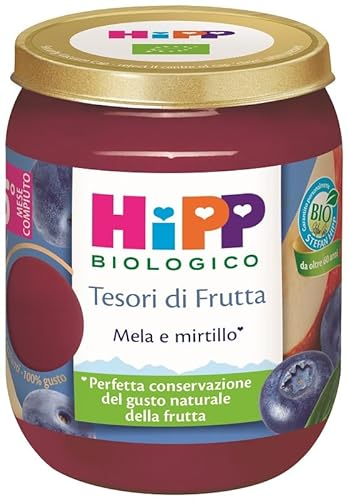 Hipp Italia Hipp Tesori Frutta Mela Mirtillo 160 G