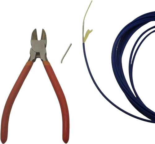 Elfcam® - Pince à Dénuder pour Fibre Optique en Acier Blindé, Fils électrique, Câble Solaire DC et Câble Réseau, Ciseau Multifonctions pour Le Jardin et Les Vignes