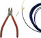 Elfcam® - Pince à Dénuder pour Fibre Optique en Acier Blindé, Fils électrique, Câble Solaire DC et Câble Réseau, Ciseau Multifonctions pour Le Jardin et Les Vignes