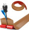 Floor Cord Covers Channel, Floor Cable Cover Protector, 3cm x 1m Heavy Duty Wire Cover, Protect Cables and Prevent Trip Hazards, Suitable for All Power Cords, Home, Warehouse, School(Light Brown)