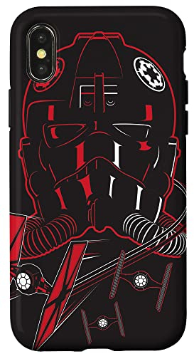 Hülle für iPhone X/XS Star Wars Imperial TIE Fighter Pilot schwarz