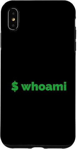 Hülle für iPhone XS Max Cybersicherheit - Linux Command whoami