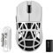 ATTACK SHARK R2PRO 45g Superlight Magnesiumlegierung Maus, PixArt PAW3950-Sensor, 42000 DPI, 8000Hz Kabellose Abfragerate, 2,4G/BT/Kabelgebundene Gaming-Mouse G502, mit Spiralkabel, PC/Mac, Weiß
