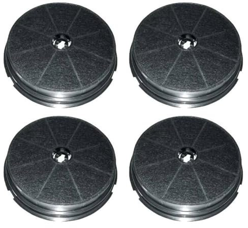 SOS Accessoire Lot de quatre filtres charbon rond type 180 CR300 190X40 mm Hotte CR300, 484000008647 ARISTON HOTPOINT