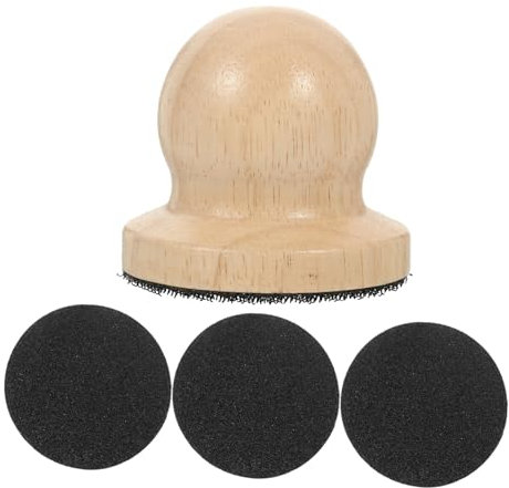 HAPINARY Hundekrallenschneidebrett Satz mit Runder Feile, Beige