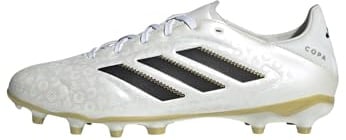adidas Unisex Copa Pure III League Firm Ground Multi Ground Fußballschuhe, Zero Metallic Black Gold Metallic, 43 1/3 EU