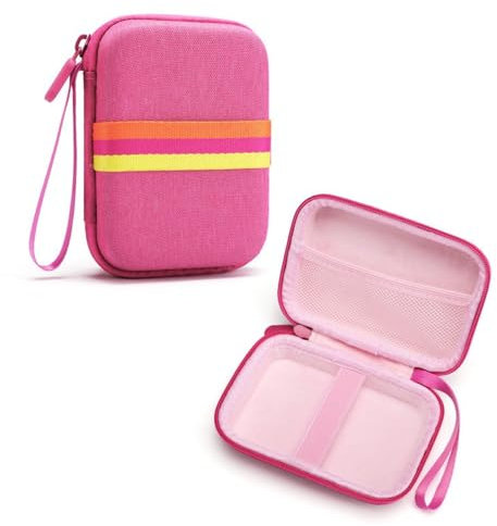 Aoyygg Tragetasche für Trimui Brick Handheld Spielkonsole,Tragbare Organizer-Tasche Stoßfest Handheld Spielkonsole TascheTragetasche Für Trimui Ziegelstein Spielkonsole (Pink)