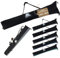 Rawstyle Skitasche variabel Skisack für Ski universal anpassbar Erwachsene Skistöcke 120-190cm wasserdicht Skibag Skicover Wintersport Skiaufbewahrung Maxi (Uni schwarz)
