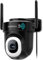 ZUMIMALL 5MP Überwachungskamera Aussen, 355°/90° Schwenkbar Kamera überwachung aussen, 2,4GHz/5GHz Dualband, Farbnachtsicht, KI-Erkennung, PIR Bewegungsmelder, Personen/Autoerkennung(schwarz-5MP)