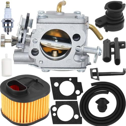 ZAMDOE 372XP X-Torq Carburetor for Husqvarna 365 X-Torq 372Xp Xpx-Torq for Jonsered CS2166 2172 372xt Chainsaw for Walbro Carb Replaces 581100701 RWJ-4B with Air Filter Spark Plug