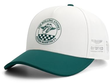 Aston Martin F1 Rolling Stones Kappe Off-White - Einheitsgröße