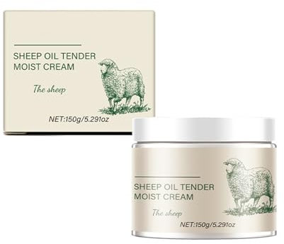Lanolin Gesichtscreme Lanolin Wollfett Intensive Anti-Aging Pflegecreme - 72h Feuchtigkeit - Straffende & Festigende Tages- und Nachtcreme für trockene & sensible Haut, 50ml (2)