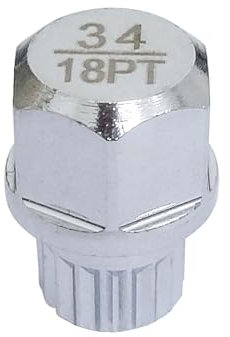 Car Wheel Lock Key Locking Lug Nut Removal Tools- Anti Theft for Tire Nut Screw Removal Compatible with BMW 1 Series 3 Series 5 Series 6 Series (34/18PT)