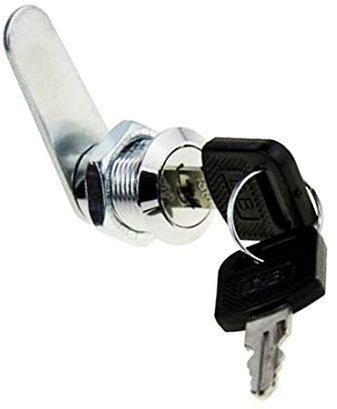 UOOOM Serratura a Cilindro Serratura Filettata a Cilindro con 2 Chiavi per Armadietti Cassette Delle Lettere Cassetti