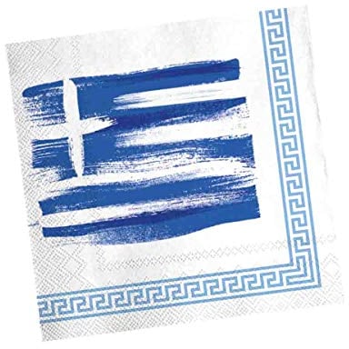 DH-Konzept 20 Servietten * GRIECHENLAND * für Party und Geburtstag Gresse Athen Party Set Napkins Papierservietten