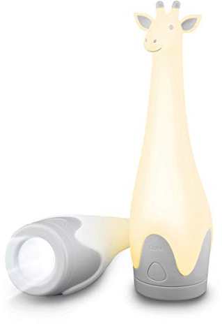 Veilleuse lampe torche - Gina la Girafe grise - Zazu