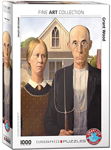 Eurographics 1000 Teile - American Gothic von Grant Wood