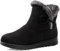 Vunavueya Stivali Donna Invernali Scarpe Stivaletti da Neve con Imbottitura Calda Stivali alla Caviglia Caldi Boots Scarpe Nero -B 40.5 EU/260CN