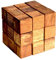 Fancy Snake Cube Large, Schlangenwürfel Natur Large Würfelschlange mit runden Kanten Knobelholz Puzzle IQ Puzzle Cobra Cube, Snake Cube 3x3x3 Brain Teaser IQ Test 3D Puzzle