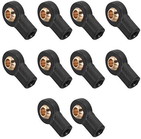 sourcing map 10 Stücke M3 3,0xL15mm Hebel Lenkgestänge Kugelkopfende Spurstangenkopf ohne Schrauben Mutter RC Roboter