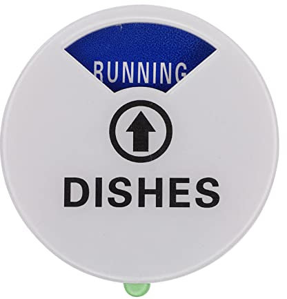 SOLUSTRE Dishwasher Magnet Clean Dirty Sign Indicator with Running, Dirty, Empty and Clean Options, Works on All Dishwashers, Non- Scratch Strong Magnetic Backing