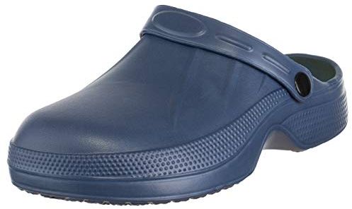 Brandsseller Sabots pour femme, bleu marine, 39 EU