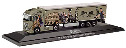 herpa 122139 - Iveco S-Way Schubboden-Sattelzug Perrotti / Gladiatore - 1:87