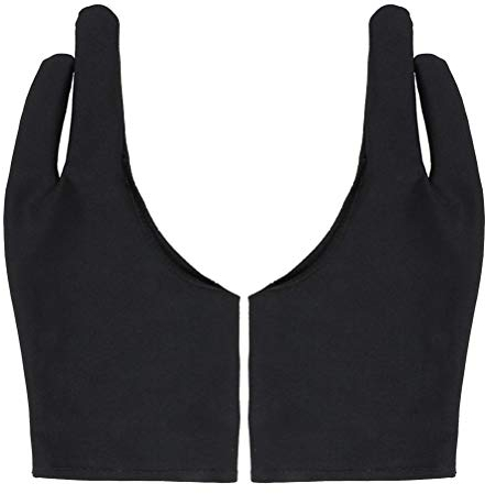 PartyKindom 2 x -Finger-Zeichenhandschuhe für Künstler, Zeichnen, Handschuhe, Skizzen, Malen, Handschuhe (Größe) für