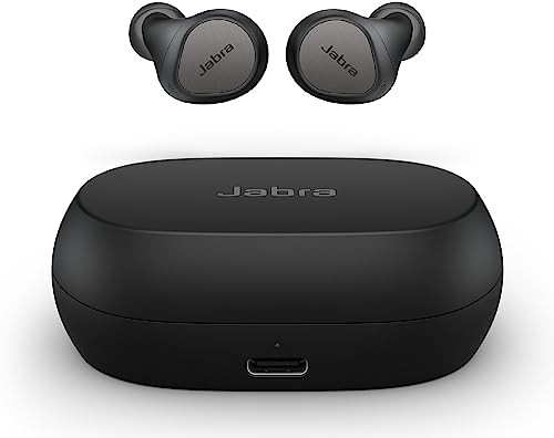 Jabra Elite 7 Pro In Ear Bluetooth Earbuds - Einstellbare Aktive Geräuschunterdrückung True Wireless Buds im Kompakten Design MultiSensor Sprachtechnologie für klare Anrufe - Titanium Black