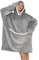 JOREAY Übergroße Decke Hoodie Sweatshirt für Erwachsene, Männer, Frauen, Jugendliche, Super Weiche Gemütliche Warme Komfortable Sherpa Riesen-Hoodie, Geeignet Kapuzenpullover