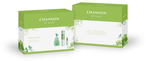 Chanson Original Set: Eau de Toilette 100 ml, Body Spray 200 ml y Vaporizador 15 ml, para Mujer