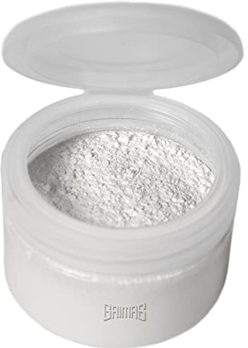 GRIMAS Fixing Powder, 180g, transparenter, wasserabweisender Fixierpuder für Camouflage, Cremeschminke, Theaterschminke, Lippenstift und mehr, unparfümiert, vegan, hautschonend