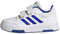 adidas Tensaur Hook And Loop Shoes, Sneaker Unisex - Bambini e ragazzi, White Lucid Blue Core Black, 38 EU