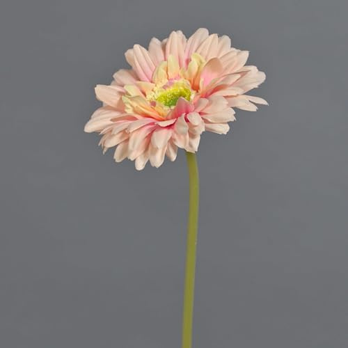 artplants.de Künstliche Blume Gerbera QIUDONG, pfirsich-rosa, 50 cm - Künstliche Stielblume