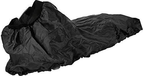 Shanrya Copertura Universale Regolabile per Paraspruzzi, Paraspruzzi Portatile per Kayak, Impermeabile Professionale in Nylon per Canoa Kayak (Nero)