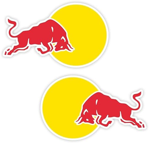 FAiruo Angry Bull selbstklebender PVC-Aufkleber Autoaufkleber wasserdichte Auto-Dekorationen für Stoßstange Heckscheibe Laptop (Farbe: C, Größe: 10 cm)