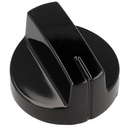 Figevida Kit 4 pezzi Manopola Compatibile per Beko per piano cottura/forno beko/cucina, colore Nero, Diametro 36mm, foro 6mm, altezza 22mm 157925165