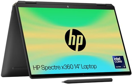 HP Spectre x360 14 2in1 Laptop | Intel Core Ultra 5-125H | AI Enhanced | 16GB RAM | 512GB SDD | Intel Arc Graphics | 2.8K OLED Touchscreen | Up to 13 hs Battery | Intel Evo | Win 11|Black|14-eu0006sa