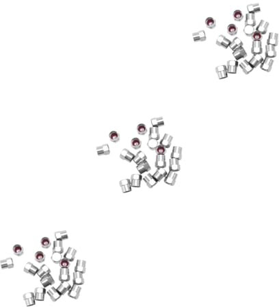 Sosoport 60 STK Autokappen Bus Auto-fußpumpe Radabdeckungen Für Fahrräder Grenzstempel Ventilschäfte Für Autoreifen Radkappen Halbe Sechskantkappe Felgenabdeckung Sechseckige Kappe