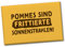 Pommes Souvenir Magnet eckig mit Spruch Pommes sind frittierte Sonnenstrahlen Perfekt für Küche Kochen Grillen und Food-Liebhaber - Fritten Spaß für den Sommer witzig