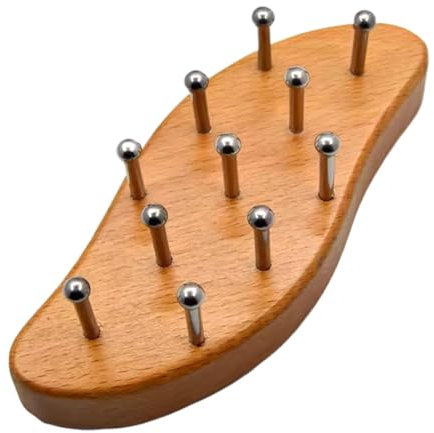 Hair and Scalp Care, Stress Relief Massage, Spa Quality Massager, Sha for Hair, Therapeutic Scalp Brush, Relaxation Massage Tool Suitable Use for Beauty and Wellness Tools